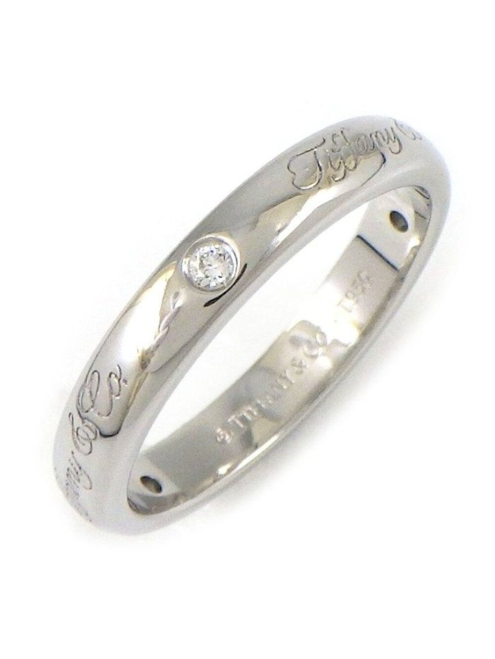 Tiffany & Co Ring Notes Lucida Logo Diamond